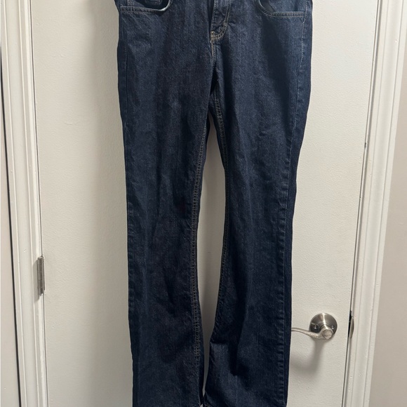 Dickies Women's Straight Leg Jeans in Dark Blue - Picture 1 of 5